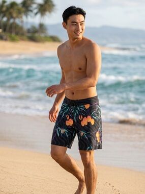 Billabong Black Tropical Board Shorts